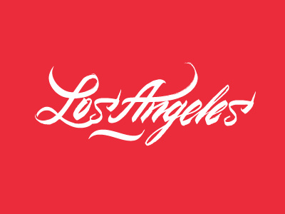 Los Angeles calligraphy handwriting lettering script typography
