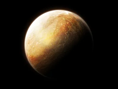 Aeon Lux planet space art