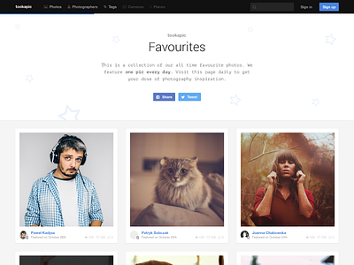 Featured photos app button cta design photography photos web web design webapp webdesign