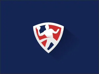 Pulling The Flag best flag football logo pulling sport team the