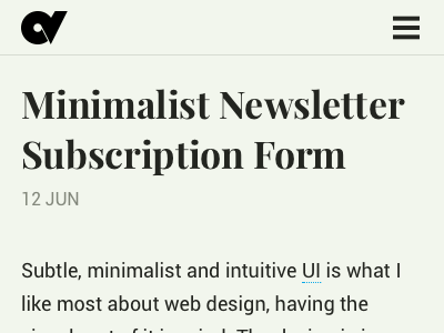 osvaldas.info header auto show / hide on scroll animation blog clean homepage post reading experience scroll typography web design website