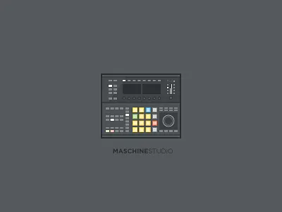 Maschine Studio illustration maschine midi music native instruments practice studio