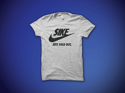 SIKE funny joke just do it lol nike shirt swoosh t shirt tee