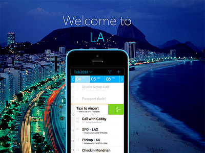 Welcome to LA tour app travel app