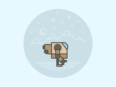 Vector Mecha 2d illustration after effects vector