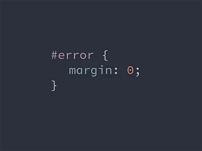 No Margin for Error 0 css error margin pun