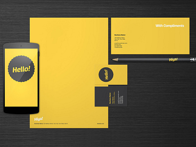 Hello There Identity System identity illustrator template