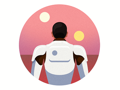 Episode VII awakens episode flat force illustration john star starwars stormtrooper sunset vii wars