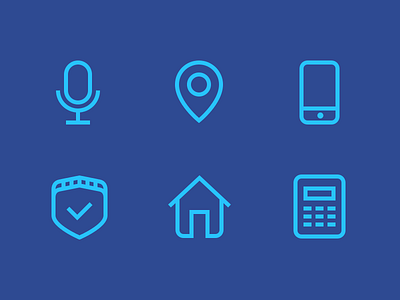 e-Commerce 2 calculator commerce e commerce home icons justas outline icons phone pin security