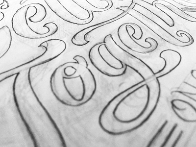 Sneak peek hand drawn hand lettering lettering letters pencil sketch type typography