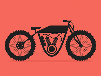 Motorcycle Icon Set / 02 art flat icon illustration line motorcycle vector