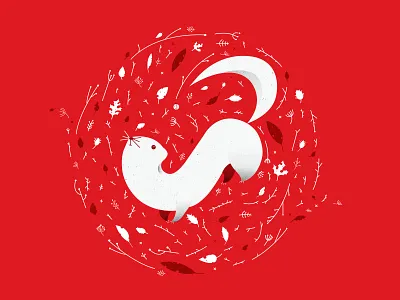 Mink animal cute holiday illustration mink nature texture