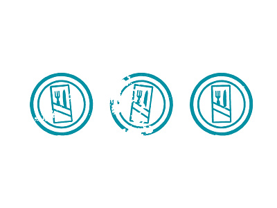 Nutrition brand - dynamic logo illustration logo stamp