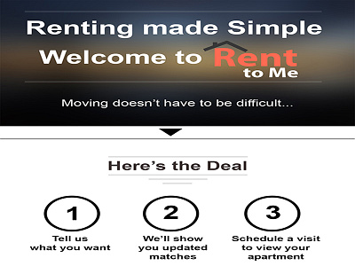 Rent To Me Mockup mockup photoshop renting simple