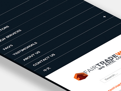 Mobile Menu red cherry responsive web design web development