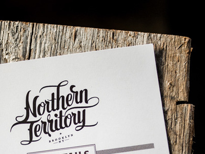 Northern Territory branding bar branding brooklyn menu design new york city nyc restaurant branding restaurant logo restaurant menu design