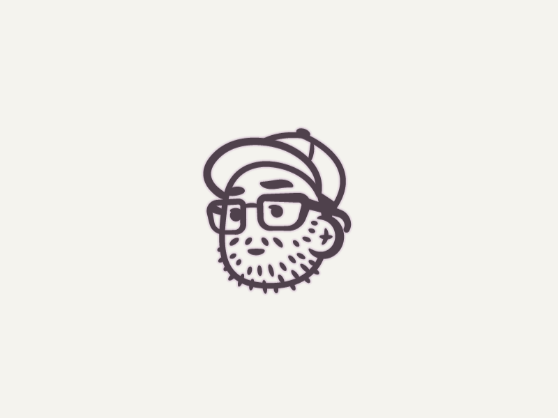 Mini Avatar animation avatar beard character icon illustration motion vector