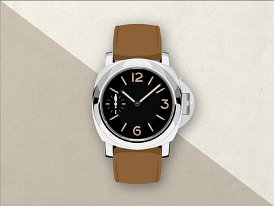 Panerai Luminor classic illustration panerai print watch