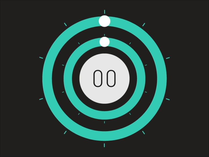 Dial Idea animation dial gif number rotating simple ui