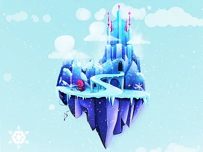 Ice Castle Island app floating ice ice castle ios island skymath snow winter