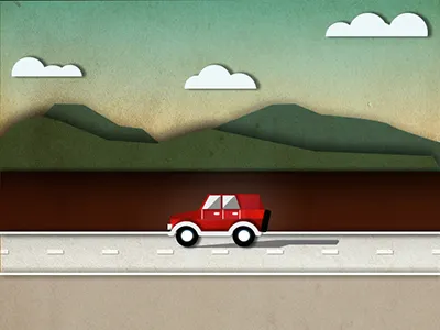 Open Road illustrations interfaces