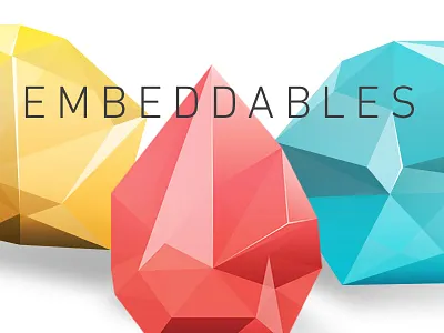 Crystals are Magic bright crystals embeddables geometric illustration launch magic zendesk