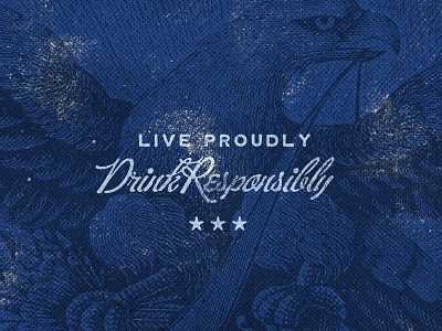 Live Proudly americana branding