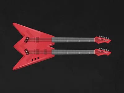 Slayer electric guitar illustration