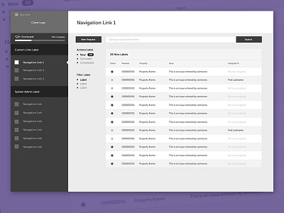 Data heavy dashboard redesign (WIP) dashboard data design filter redesign search sidebar ui ux