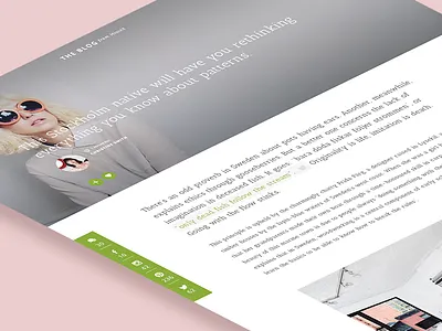 Blog Page blog social sticky sidebar tweet ui web webdesign website