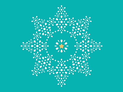 Christmas star christmas geometric illustration pattern