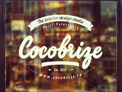 Cocobrize calligraphy hand handstyle lettering letters logo retro script type