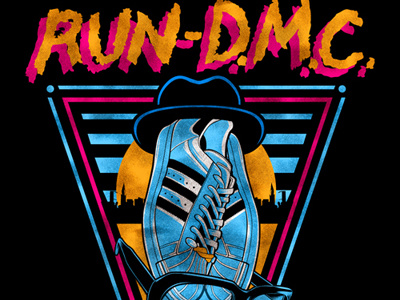 RUN DMC - Hollis, Queens hiphop illustration rundmc vector