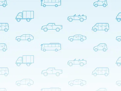 Traffic Pattern blue car icons illustration line pattern tile toro traffic transportation vector