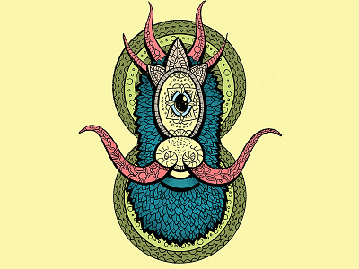 Your Friend Indeed detail dragon drawing hand drawn illustration monster patterns