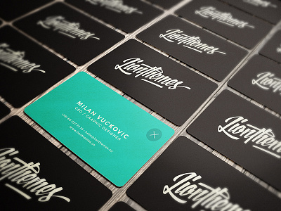 Branding LionThemes branding business card lionthemes print
