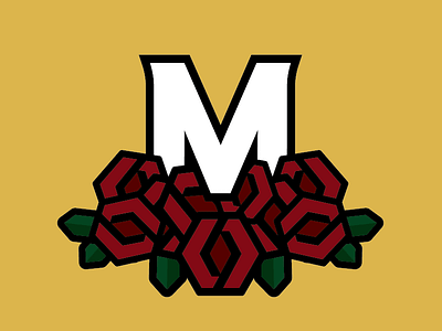 "My Rose" illustration rose typography