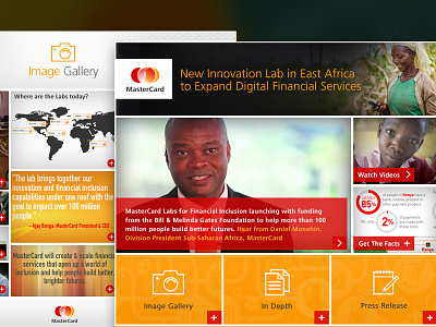 Mastercard Innovation Lab content capsule mobile