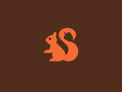 Squirrel (upd) convenience store ferrethills food grocery hazelnut logo negative space ru ferret save squirrel