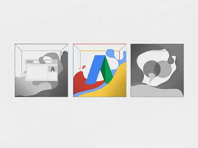 Cube Fluids Trio adwords animation cel color cube gmail google pitch primary styleframe