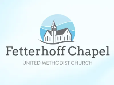 Fetterhoff Chapel blue chapel church logo