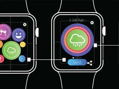 Touch Me Watch App Progress applewatch ui ux