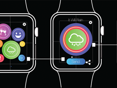 Touch Me Watch App Progress applewatch ui ux