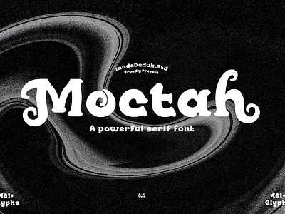 Moctah Serif branding classic coffee curly display fashion food drink groovy headline logotype magazine menu nostalgic opentype playful retro serif sports vintage webfont