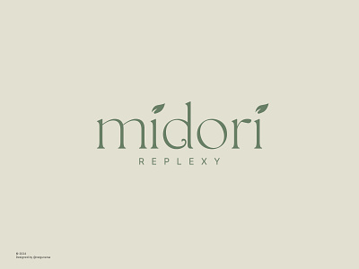 Midori Spa Replexy Logo branding graphic design logo spa logo