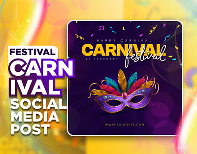 Carnival Festival Social Media Posts Collection african branding carnival collection creative design festival graphic design happy illustration joy marketing media post posts social social media social media posts