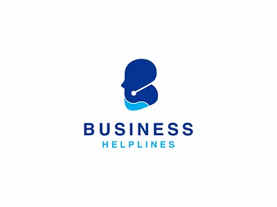 Business Helpline business helplines logo design