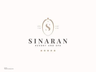 Sinaran Resort & Spa Logo branding graphic design hospitality logo logo resort logo