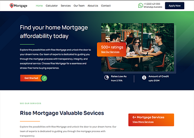 Mortgage Broker WordPress Website business divi landing page design mortgage broker ui design web design web devlopment website website devlopment website redesign wrodpress