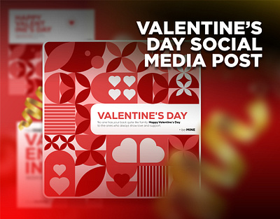 Valentine's day colorful social media posts collection 14 branding colletion creative design february graphic design illustration love marketing post posts romance social media social posts valentines day